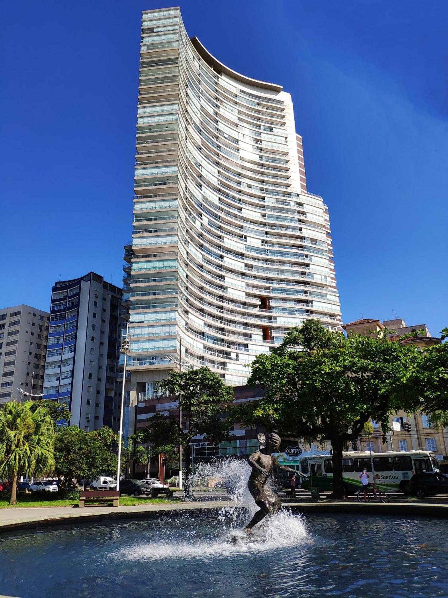 דירות Book Santos - Unlimited 1112 - Um Pe Na Areia מראה חיצוני תמונה