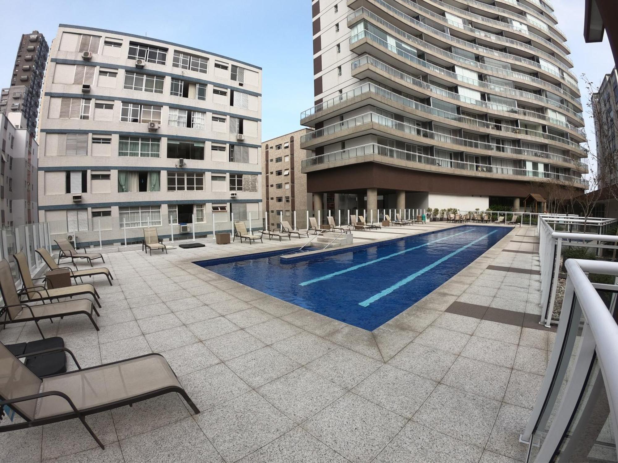 דירות Book Santos - Unlimited 1112 - Um Pe Na Areia מראה חיצוני תמונה